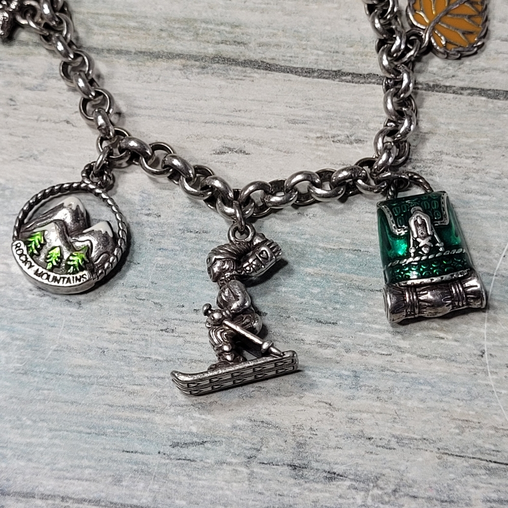 Brighton Colorado state Charms Bracelet. - Picture 6 of 8